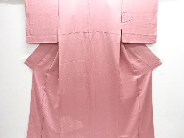 JAPANESE KIMONO / TSUKESAGE IROMUJI / WOVEN RHOMBUS FLOWER